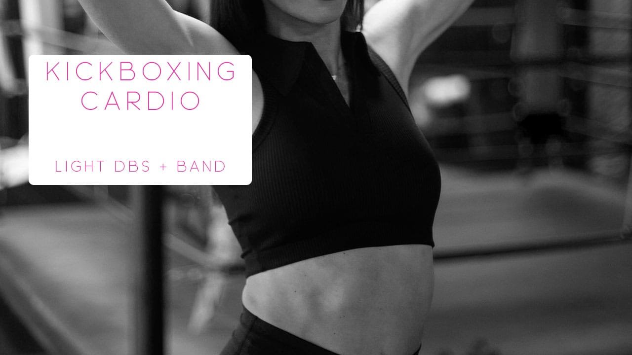 Kickboxing Cardio Light DBs and Band