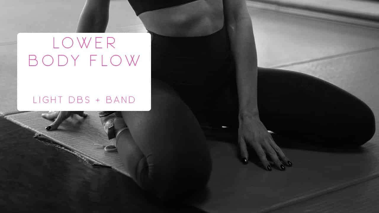 Lower Body Flow DBs and Band