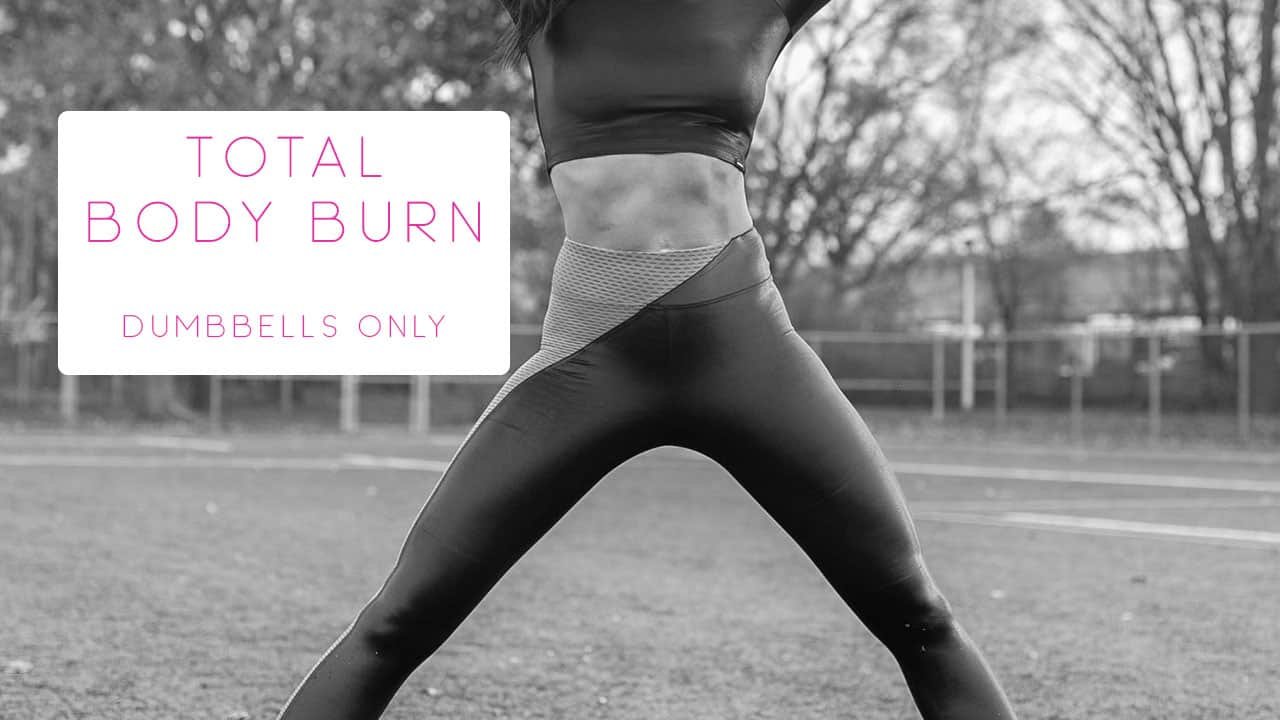 Total Body Burn Dumbbells only